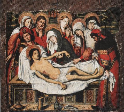 Pedró Sáncez: Krisztus sírbatétele